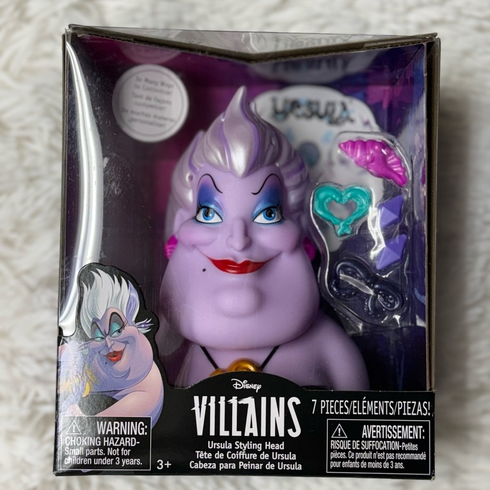 Disney Villains Ursela Styling Head